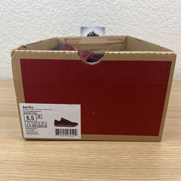 Vans Ave Pro Port Royale Rosewood Sneaker Shoe Men\'s Sz 6.5 Womens 8 main image 6